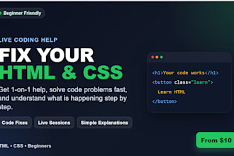 fix your HTML CSS code and explain it