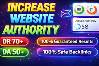 increase your semrush domain authority score from 0 to 70 plus increase da