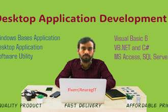 develop desktop software applications in visual basic