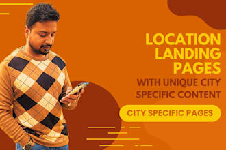 build location pages with unique content for your website