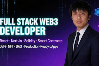 professionally develop custom web3 dapp