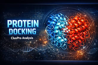 do protein docking and bioinformatics analysis using cluspro