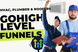 gohighlevel CRM, funnels, and conversational ai for plumbers, hvac, and roofers