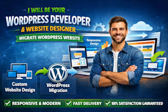 develop you SEO optmized wordpress website for your business