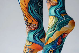 do custom socks design