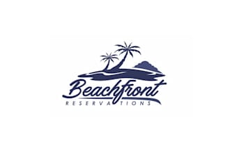 make beach front logo for older vehicle vacationers