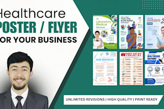 design professional healthcare posters and flyers