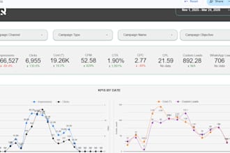 create a professional looker studio dashboard