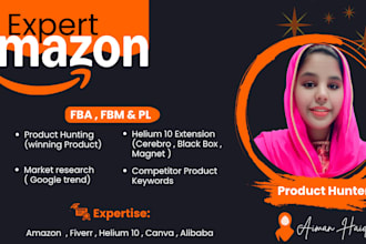 be amazon pl product research, winning product hunting as VA