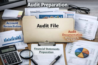 prepare the audit file for legal or contractual auditors