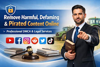 help report and remove harmful, false, leaked, pirated, and defaming content