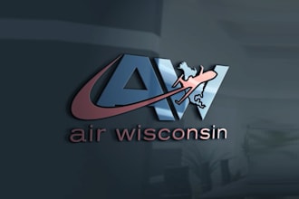design iconic powerful new logo for a commercial airline