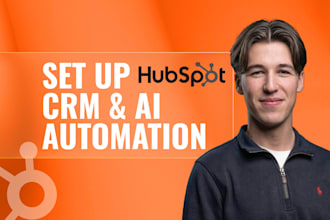 set up hubspot CRM and ai automation
