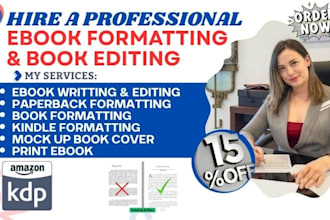 do ebook design, ebook formatting and layout design, PDF design