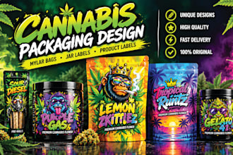 design premium cannabis packaging and product labels