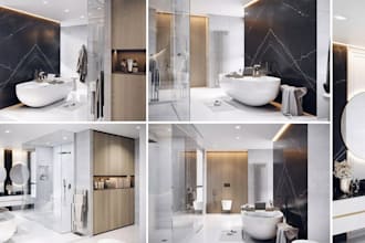 design elegant and modern bathroom spaces tailored to your unique style