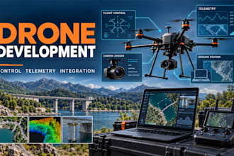 design drone control and system integration prototypes