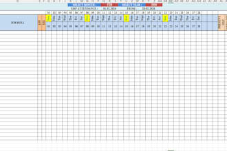 create HR, transport and excel sheets with automation