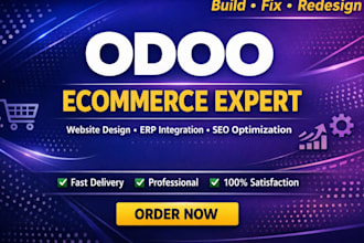build odoo ecommerce store SEO website design odoo website development odoo erp