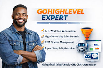 go highlevel expert gohighlevel sales funnel ghl CRM automation ghl expert