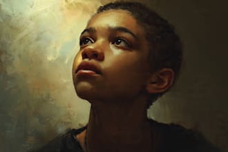 draw or paint artistic portrait of you
