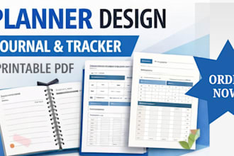 planner design journal design habit tracker checklist printable planner design
