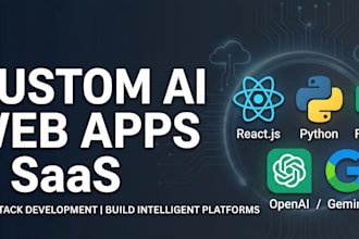 build ai web app or dashboard