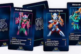 do card game illustration, playing card, tarot pokémon, sport card game template