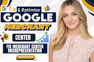 fix google merchant center suspension and misrepresentation