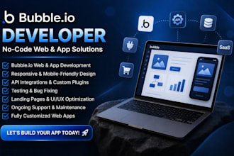 do bubble io website, bubble mpv , bubble saas ,bubble website solution