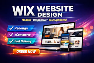 design wix website redesign wix website wix expert SEO website landing page