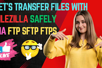 configure filezilla client that can transfer files safely