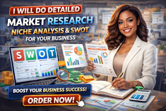 do detailed market research niche analysis and swot for your business
