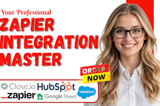 do zapier automation hubspot close io salesforce google sheet integration expert