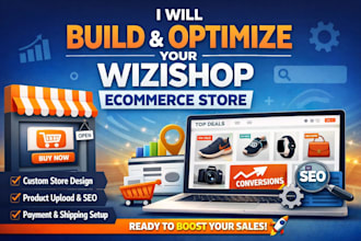 build and optimize wizishop ecommerce store for high conversions