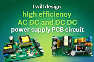design high efficiency ac dc and dc dc power supply pcb circuit