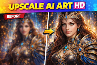 upscale your ai generated art to 300 dpi print ready image