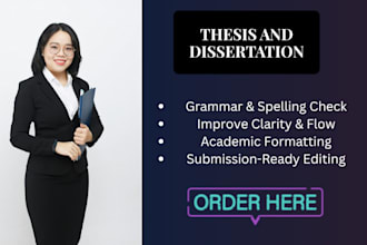 proofread and edit your thesis, dissertation, or research paper