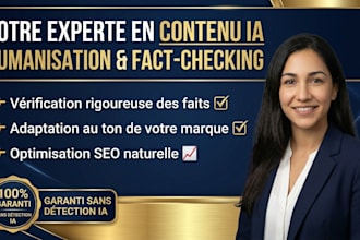 factcheck, humanize and optimize your ai generated content