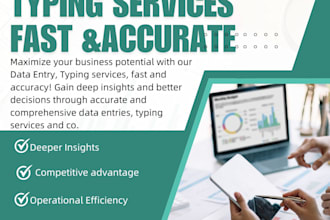 do fast data entry and excel data cleanup