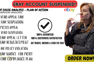 write a winning ebay suspension appeal root cause analysis and compliance plan
