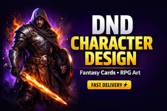 edit dnd fantasy card and character for table top rpg and role playing games