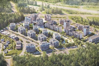 present3d residential estate,municipal planning,amenities render,housing complex
