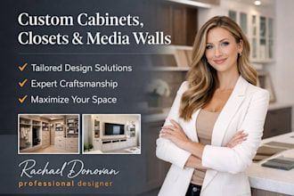 do custom cabinetry, closets, and media wall services