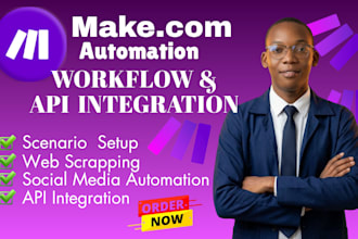 setup make com automation, made com make, airtable automation, make com
