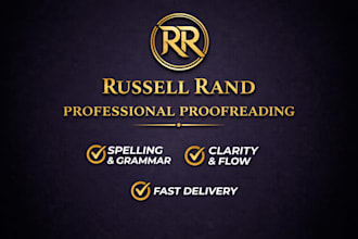 proofread and improve your english or french text