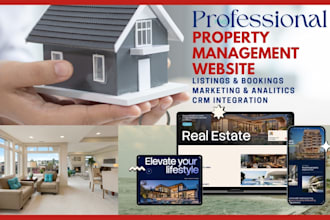 build a management of property website with tenant and lease system