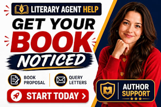 connect your book to literary agent representative, full book proposal writing