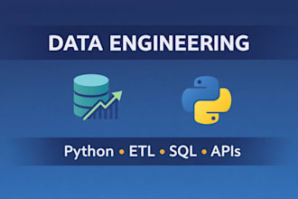 build python data pipelines and etl workflows
