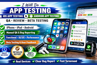 do app testing ios app testing review QA iphone android app testing beta testing
